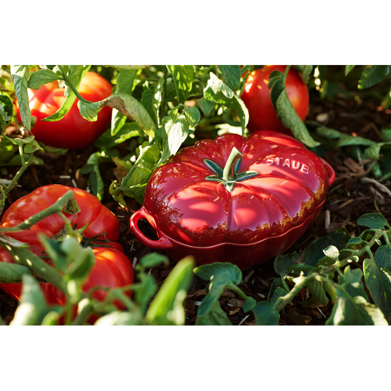 Staub Ceramic 16-oz Petite Tomato Cocotte - Cherry & Reviews | Wayfair